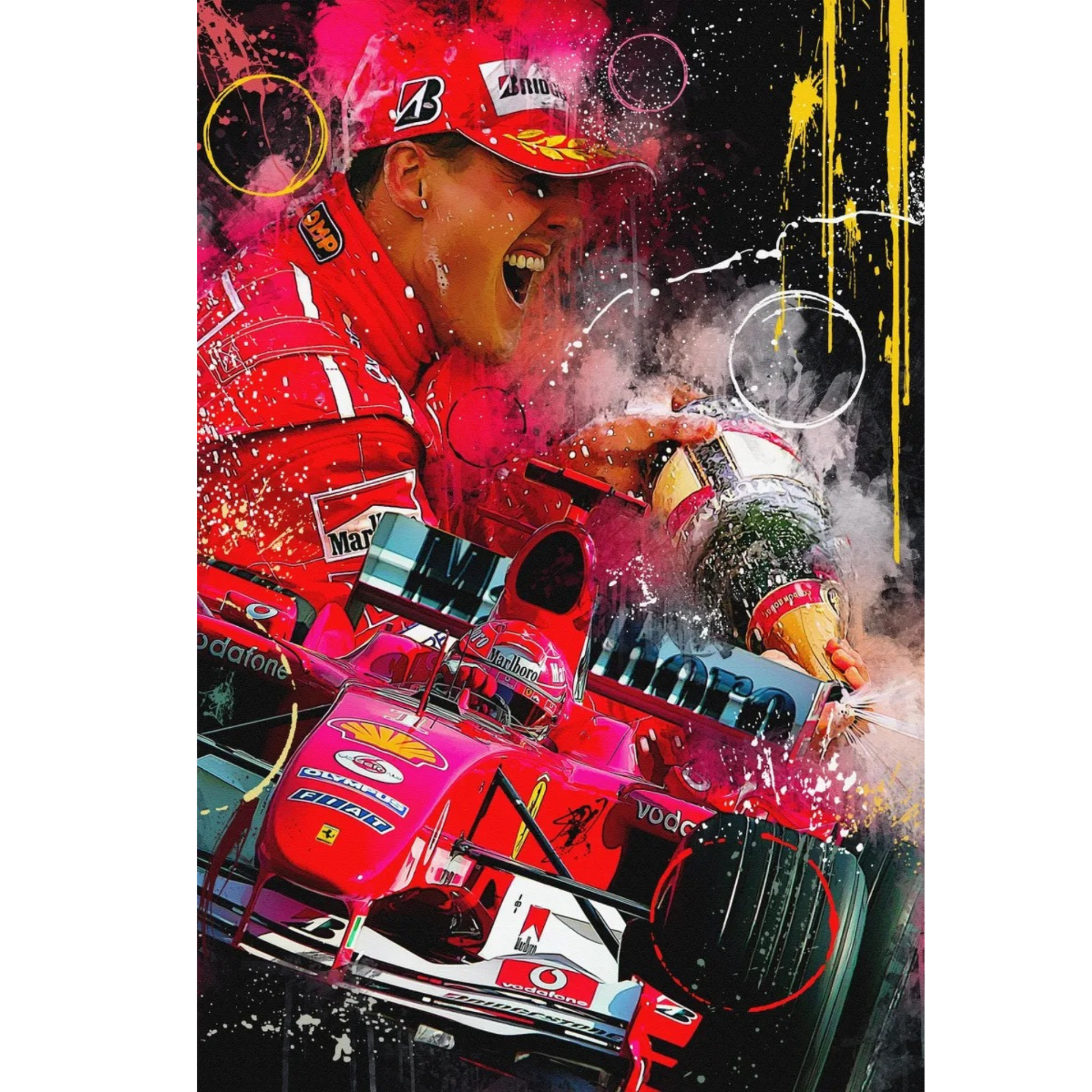MichaelSchumacher_HappyVictoryMotorsportArt