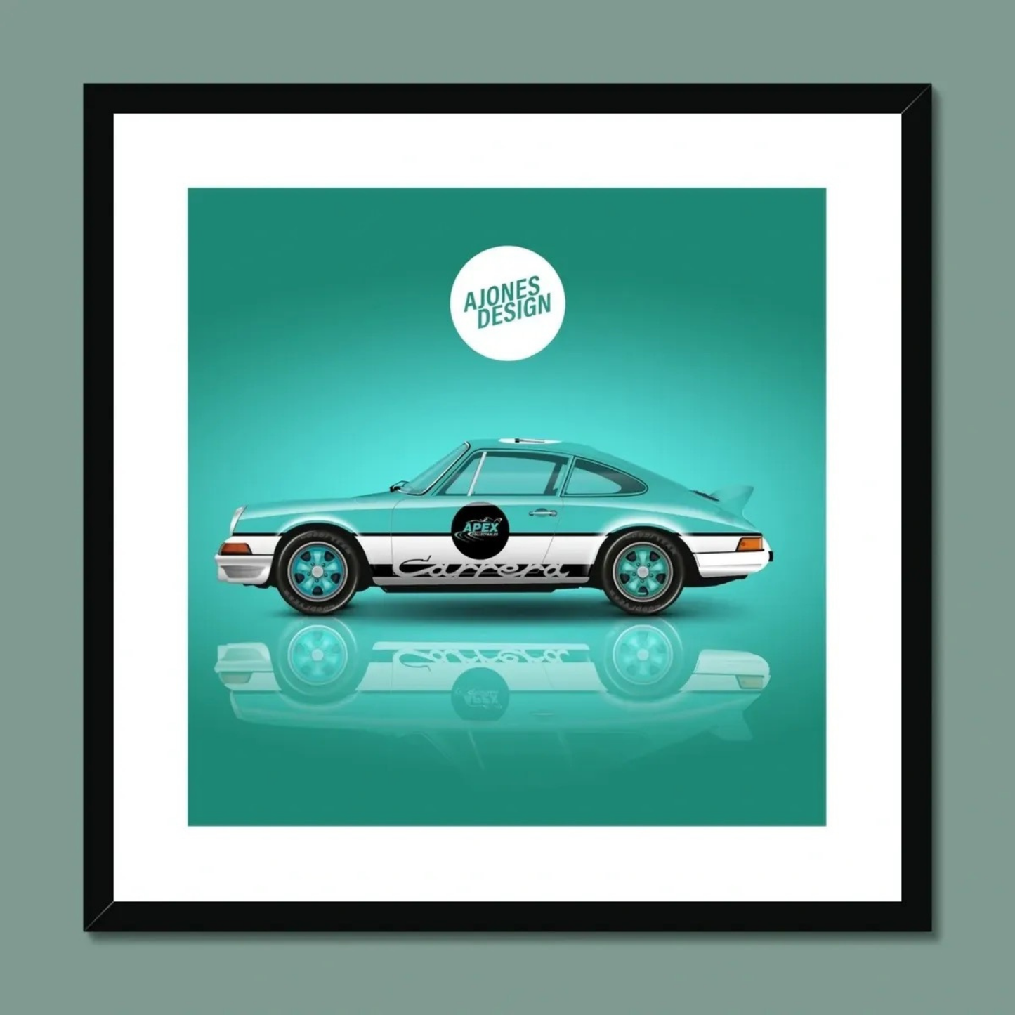 PersonalisedDigitalPortraitofYourCar_AJonesDesign_green