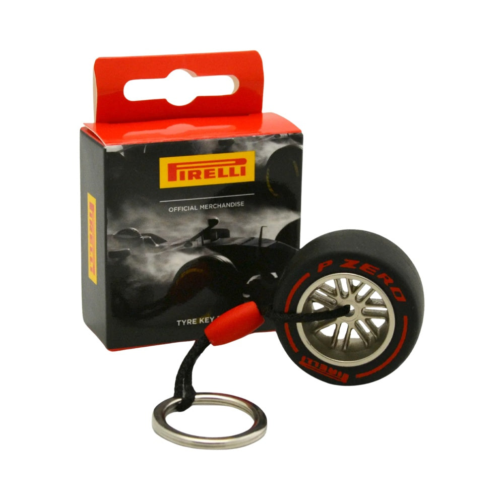 Pirelli Formula 1 Tyre Key Ring - red