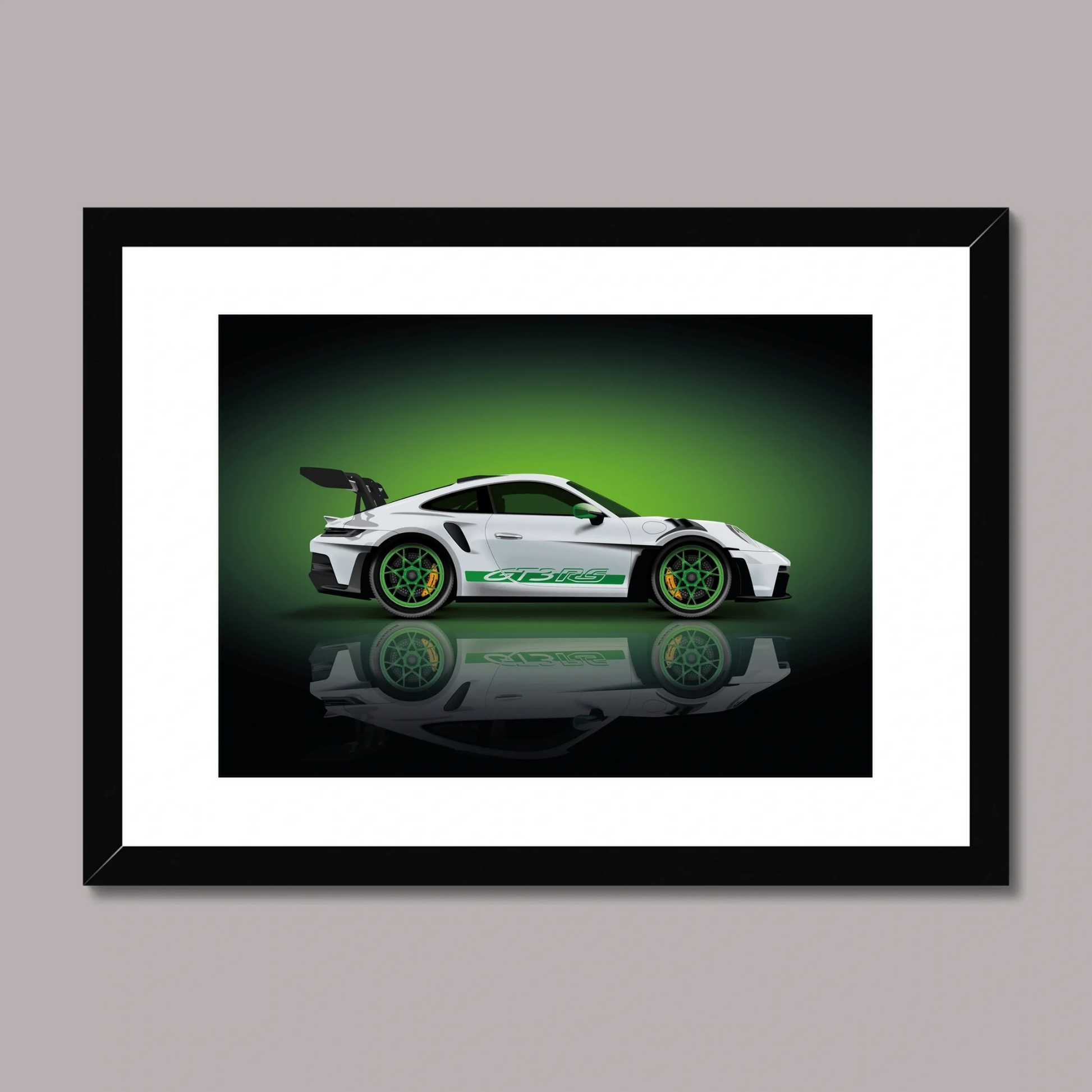 PorscheGT3RSArtPrint