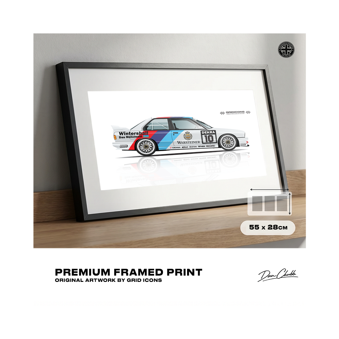 E30 M3 DTM Warsteiner - Framed Print