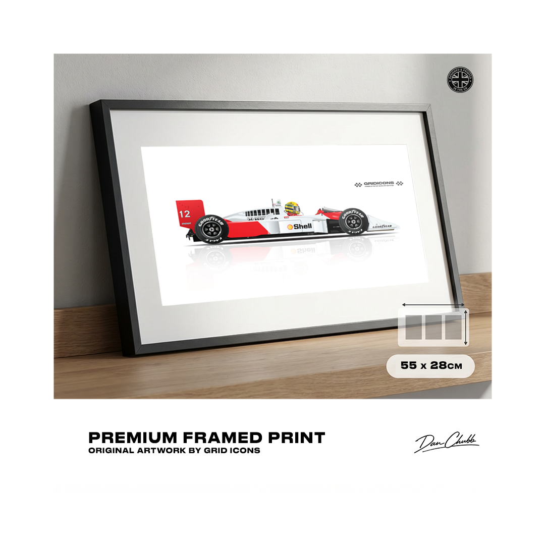 McLaren MP4/4 - Framed Print