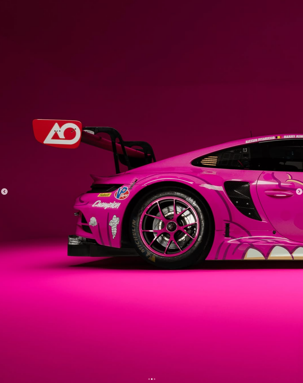 Porsche 911 GT3R "Roxy" - Skate Deck
