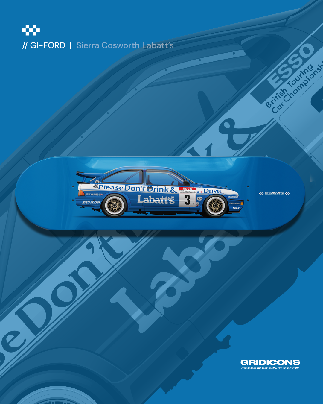RS500 Cosworth Labatts - Skate Deck