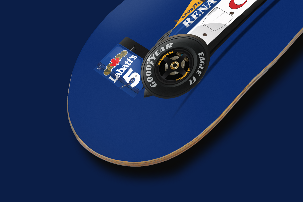 1991 Williams FW14 - Formula 1 - Skate Deck Wall Art