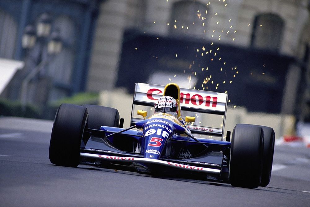 1991 Williams FW14 -  Framed Print