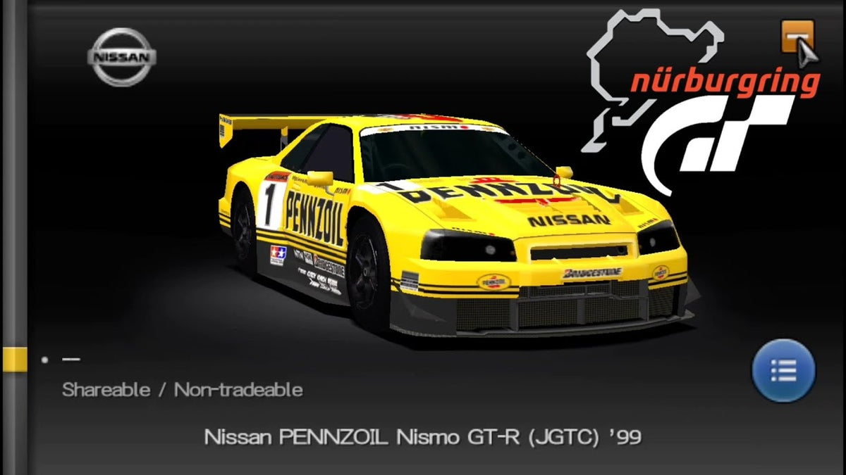 PENNZOIL Nismo GT-R '99 - Framed Print